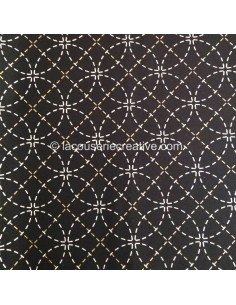 Tissu ROSACES pour Broderie...