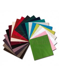 Assortiment 20 Tissus Unis 100% Coton "Jekyll" - 21cm x 21cm