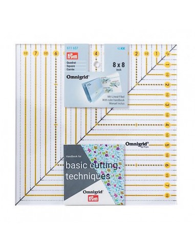 Règle Carrée 8" - OMNIGRID PRYM
