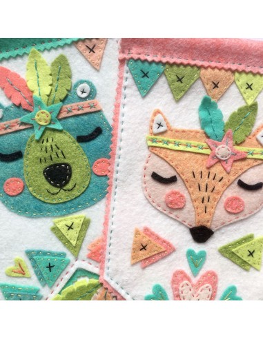 Kit Feutrine - Fanion "L'Ours...