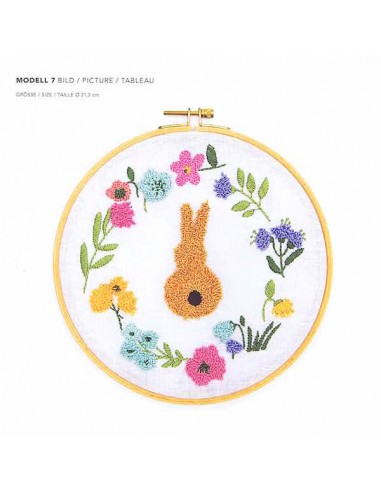 "PUNCH NEEDLE 2 - Bunny Hop" Rico Design