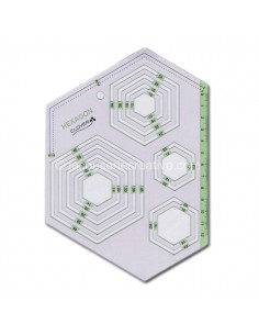 Règle-Gabarits HEXAGONE -...