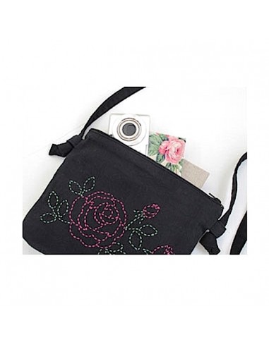 Kit Sashiko "Besace Romantique" -...