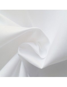 Tissu 100% Coton Peigné - BLANC