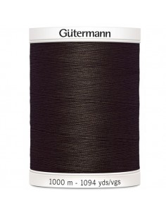 Fil à Coudre 100% polyester 1000m Gütermann - MARRON 696
