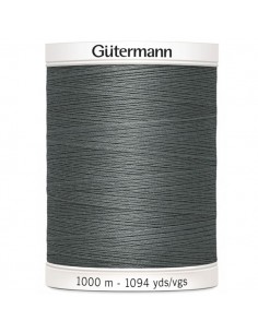 Fil à Coudre 100% polyester 1000m Gütermann - GRIS 701
