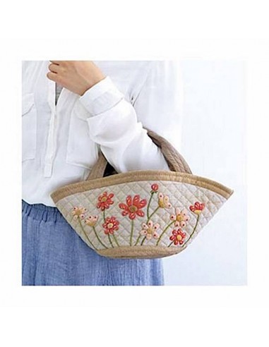 Kit Patchwork "Panier Marguerites" -...