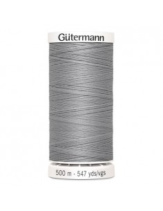 Fil à Coudre 100% polyester 500m Gütermann - GRIS MOYEN 38