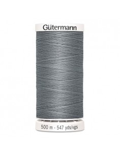 Fil à Coudre 100% polyester 500m Gütermann - GRIS 40