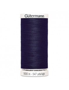 Fil à Coudre 100% polyester 500m Gütermann - MARINE FONCÉ 339