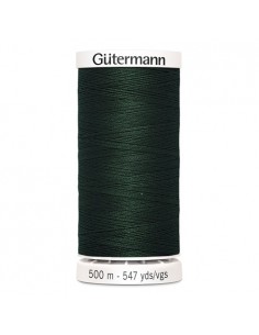Fil à Coudre 100% polyester 500m Gütermann - VERT BOUTEILLE 472