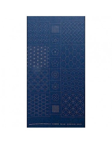 Panneau Sashiko à Broder "TSUMUGI" -...