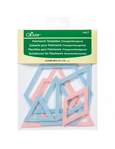 Gabarits "Triangles & Hexagones" -...