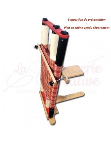Pied en Chêne pour le Métier à Quilter "FLYNN" + Métier à Quilter "FLYNN"