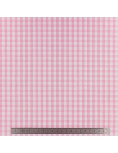 Tissu VICHY 6mm 100% Popeline de... Tissu VICHY 6mm 100% Popeline de...