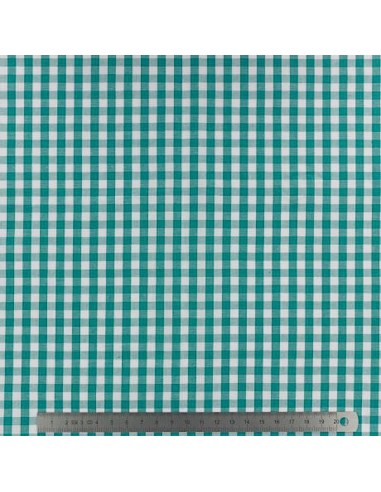 Tissu VICHY 6mm 100% Popeline de...