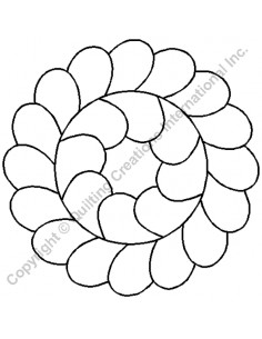 Stencil Motif "Couronne de...