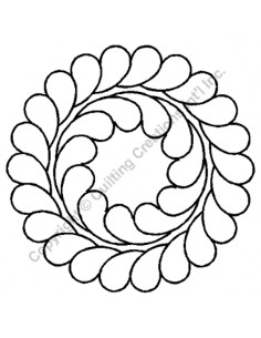 Stencil Motif "Couronne de...