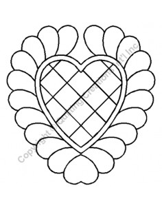 Stencil Motif "Cœur de...