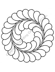Stencil Motif "Couronne de...