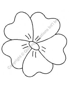 Stencil Motif "Fleur" -...
