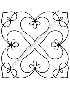 Stencil Motif "Médaillon...
