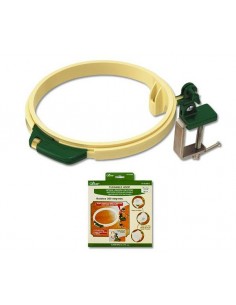 Tambour à Broder rotatif 360° - 18cm Clover
