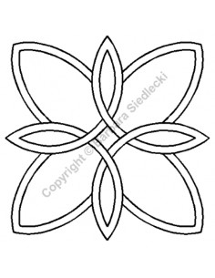 Stencil Motif "Bloc...