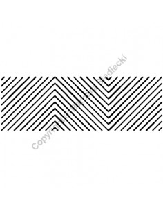 Stencil Lignes "Chenille...