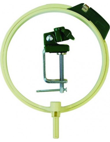 Tambour à Broder rotatif 360° - 18cm Clover