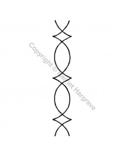 Stencil Bordure "Fléchette"...