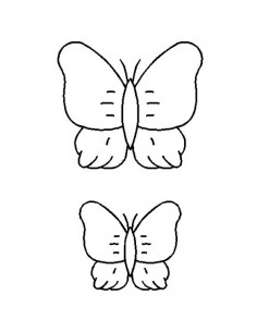 Stencil Motif "Papillon" -...