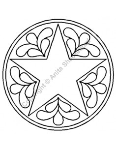 Stencil Motif "Étoile &...