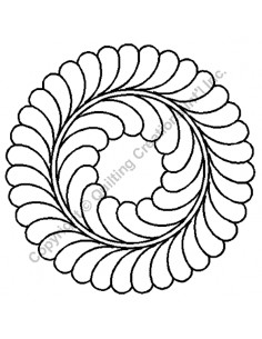 Stencil Motif "Couronne de...