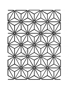 Stencil Motif Sashiko...