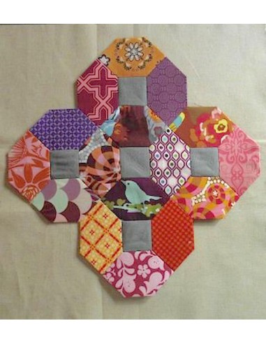 Gabarit Hexagone Allongé en Plastique...