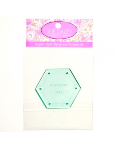 Gabarit Hexagone en Plastique 1" ou...