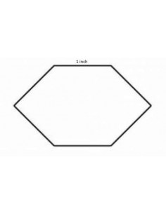 100 Gabarits "HEXAGONE...