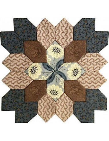 100 Gabarits "HEXAGONE ALLONGÉ" - 1"...