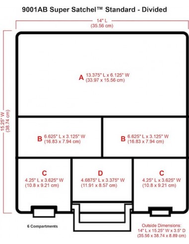 Boîte à 6 Compartiments - ArtBin