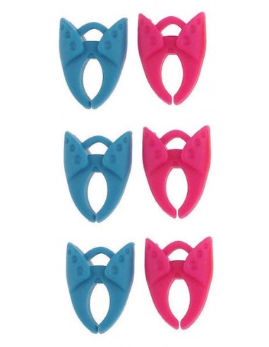 6 Pince-Canettes "Tulips Bobbin...