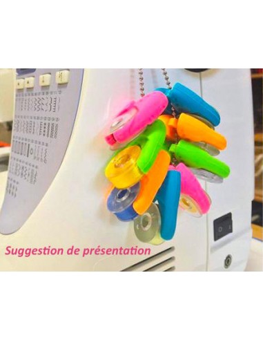 6 Pince-Canettes "Tulips Bobbin...