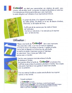 "Cottonjet" Support Tissu à... 2
