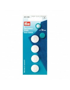 4 Boutons à Recouvrir 19 mm...