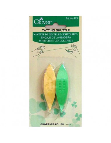 Lot de 2 Navettes à Frivolité - CLOVER