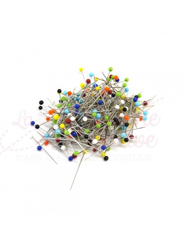 200 Épingles à Tête de Verre - BOHIN