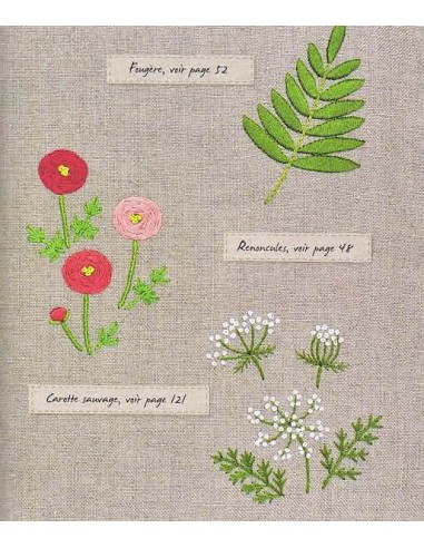 Fleurs de Jardins Brodées Main - YUKI...