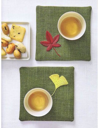 Fleurs de Jardins Brodées Main - YUKI...