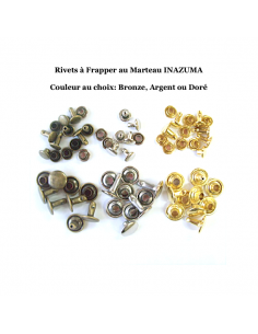 20 Rivets 9 mm à Frapper au...