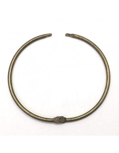 Anneau Ouvrable de 7.5 cm - Bronze - La Couserie Créative